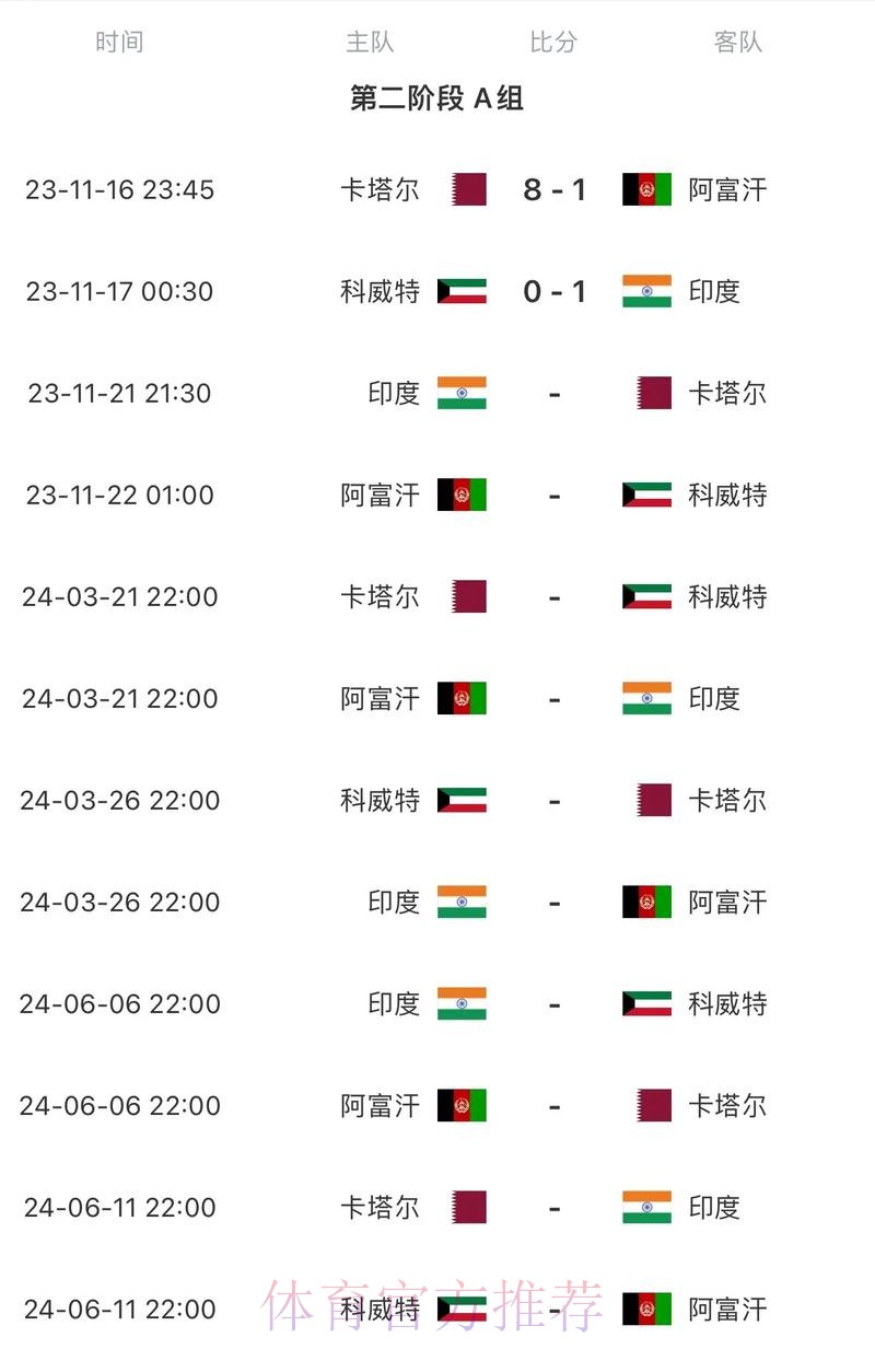2026世界杯赛程一览比赛时间表查询入口